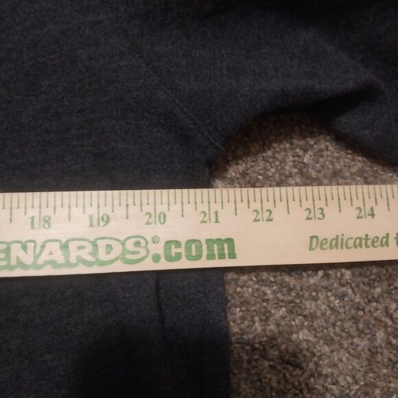 Ruff Hewn 1/4 Zip Pullover Men’s Large Charcoal Gray Sweatshirt Cotton Blend - Picture 5 of 6